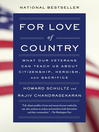 Cover image for For Love of Country
